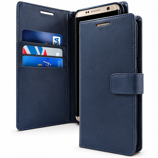 BlueMoon Diary (Goospery) for Samsung Galaxy S24 Plus - Navy