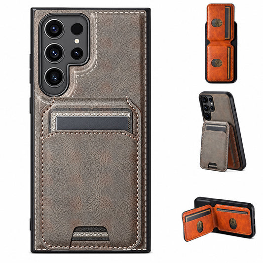 Stealth Wallet Case for Samsung Galaxy S25 Ultra - Grey