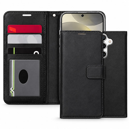 Photo ID Wallet for Samsung Galaxy S24 Plus - Black