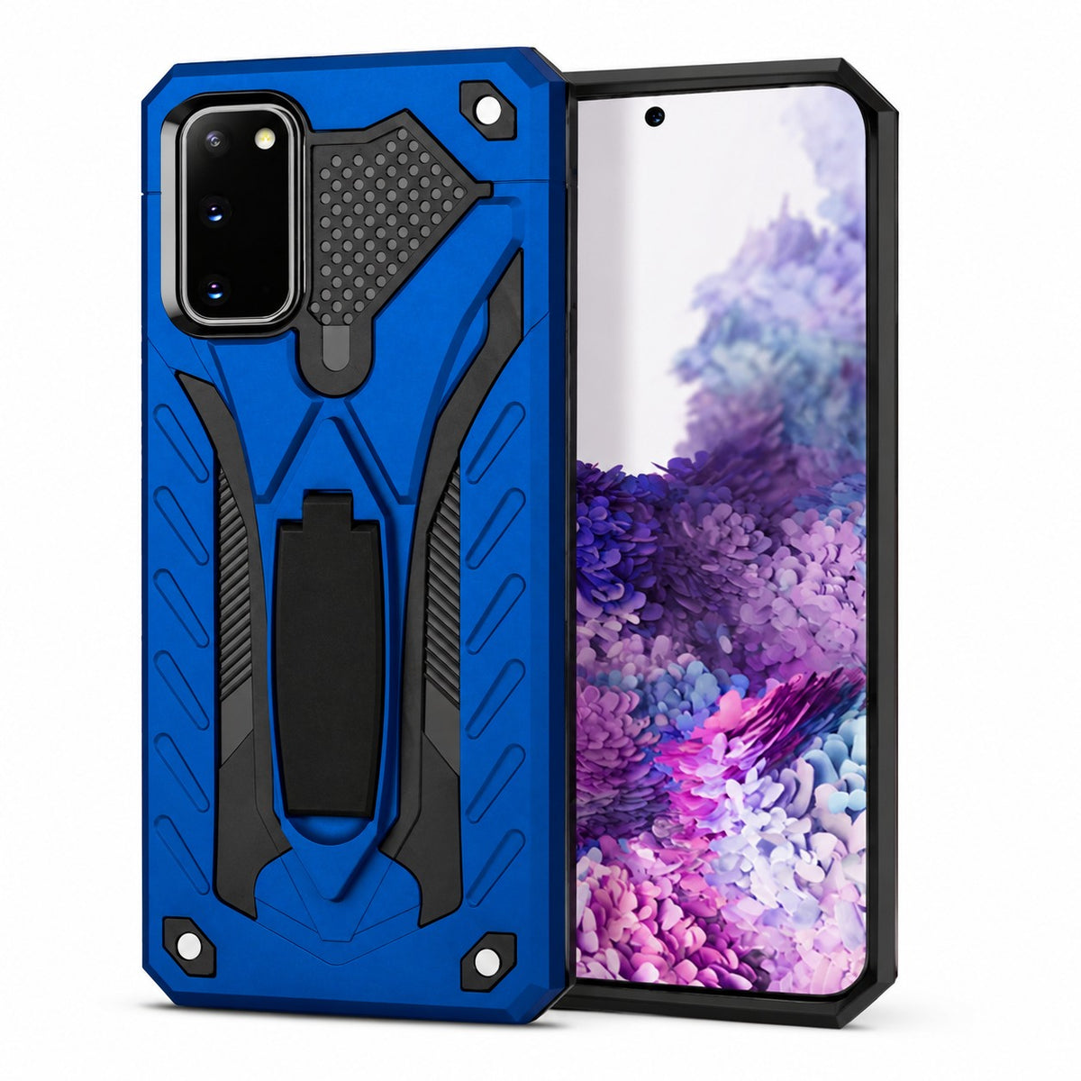 Rugged Defender w/ stand for Samsung Galaxy S20 Ultra - Blue