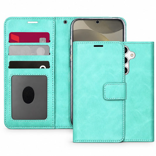 Photo ID Wallet for Samsung Galaxy S24 Plus - Teal