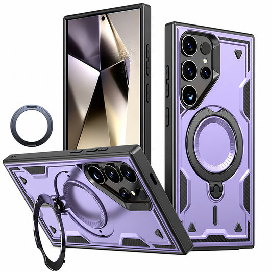 Sparta Magsafe Ring Case for Samsung Galaxy S25 Ultra - Purple