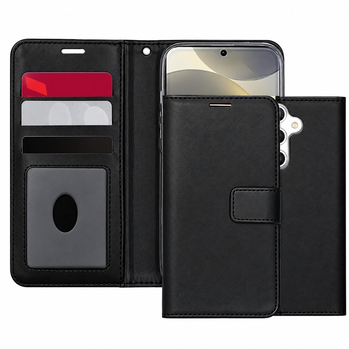 Photo ID Wallet Case for Samsung Galaxy S26 FE - Black