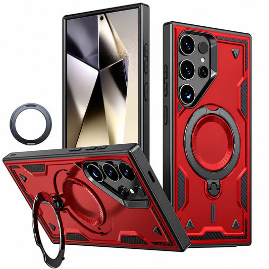 Sparta Magsafe Ring Case for Samsung Galaxy S25 Ultra - Red