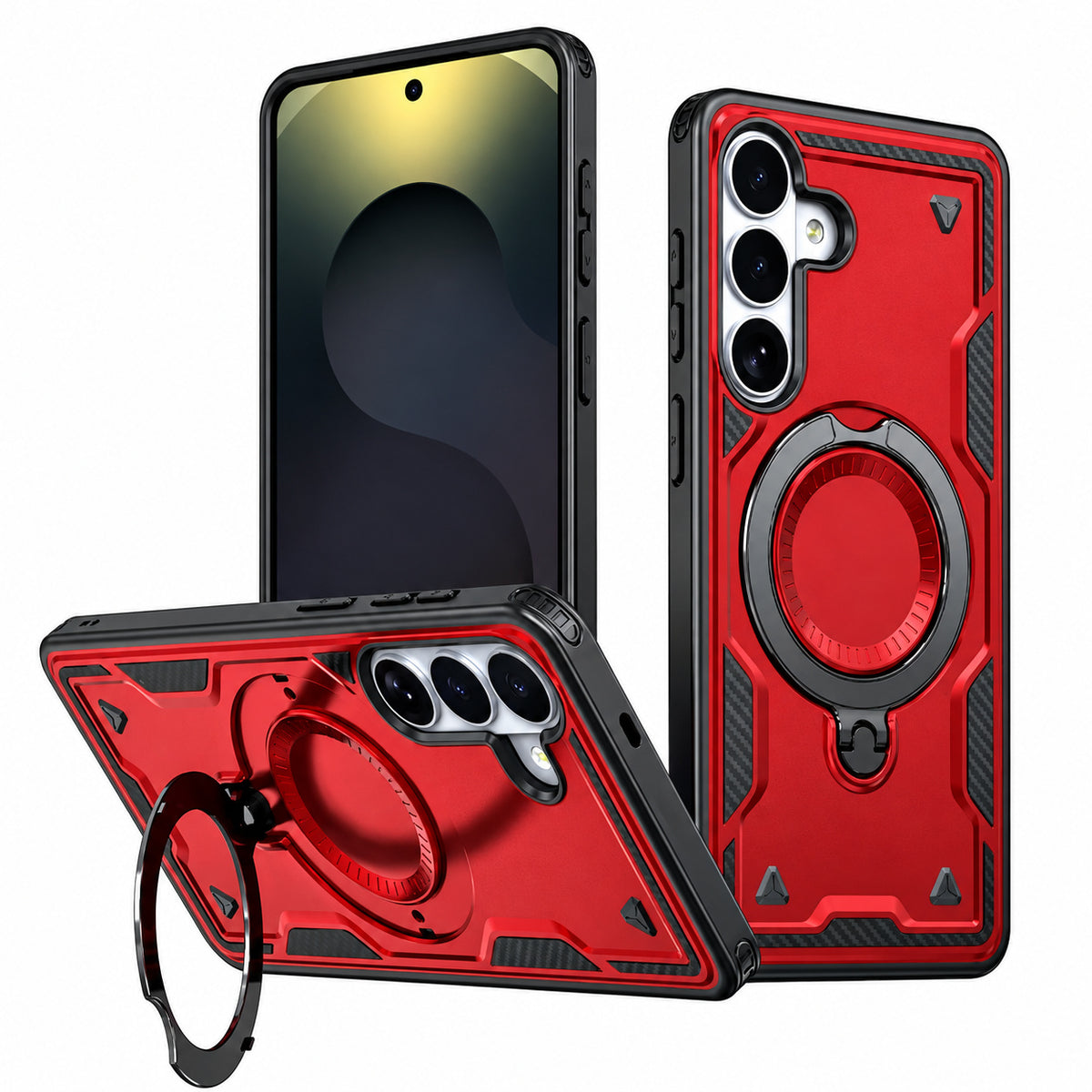 Sparta Magsafe Ring Case for Samsung Galaxy S26 - Red