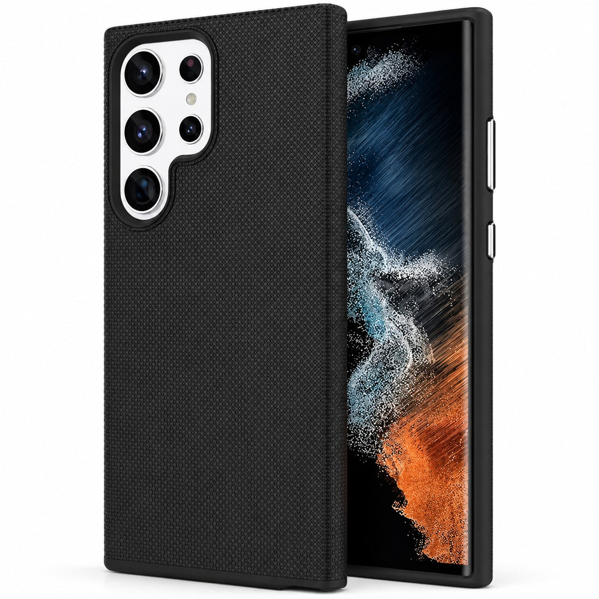 Dotted Comm Case for Samsung Galaxy S24 Ultra - Black