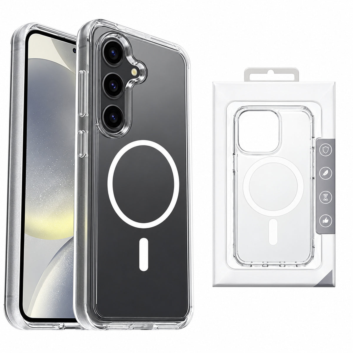 Premium Magsafe Symm Case for Samsung Galaxy S26 - Clear