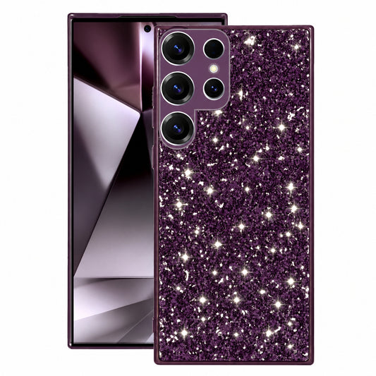 Luxury Rhinestone Case for Samsung Galaxy S25 Ultra - Deep Purple