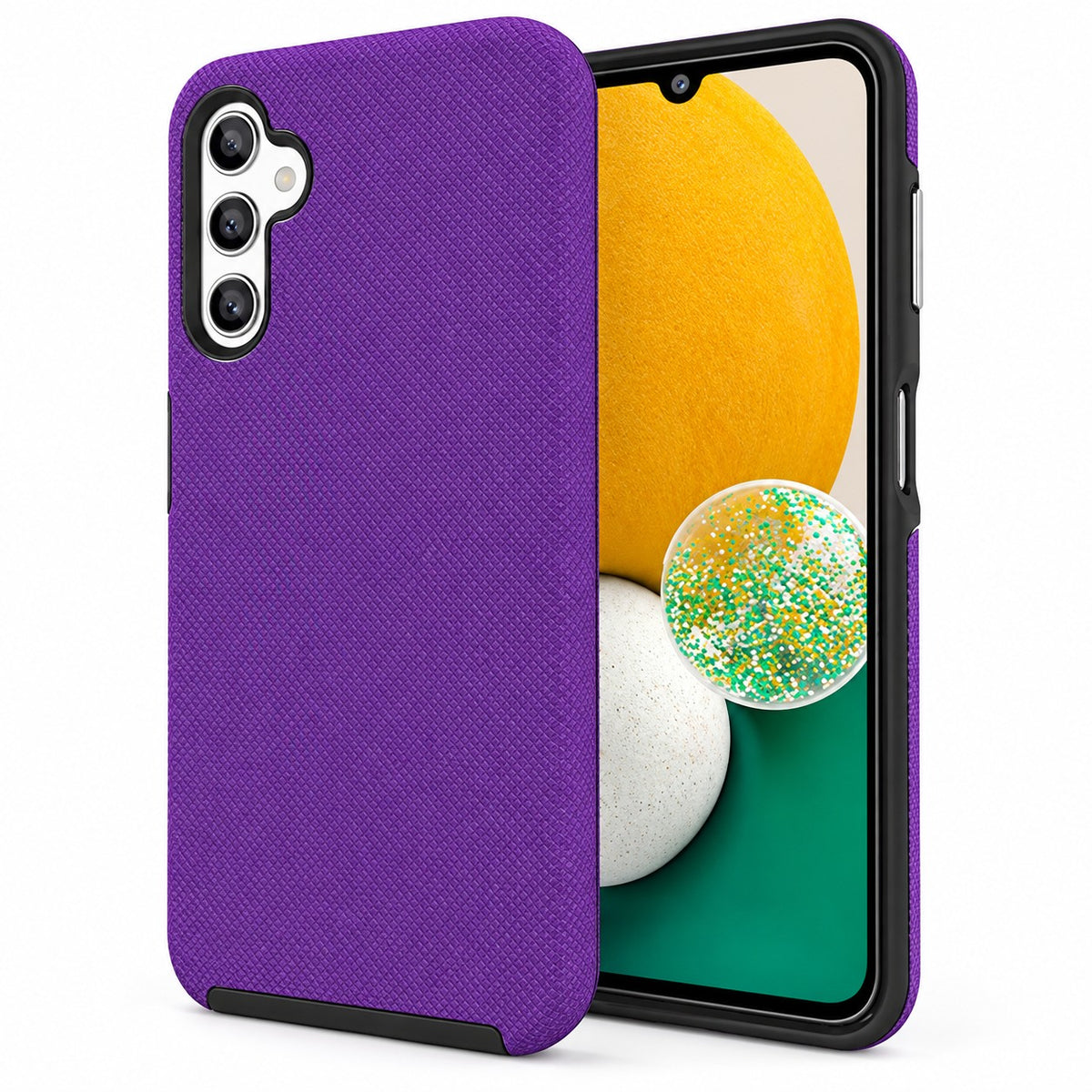 Dotted Comm Case for Samsung Galaxy S24 Plus - Purple