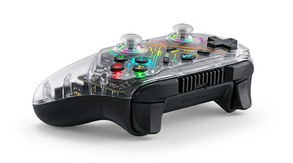 future tech gadgets Canada. premium tech accessories Canada. Machenike G3s Dual-mode Controller. Gallery image 4. Lines name one specific SKU—never substitute a generic lookalike from the category. After review passes, each render should still read as a fresh studio viewpoint of that same physical unit.