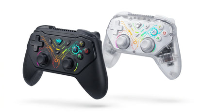future tech gadgets Canada. premium tech accessories Canada. Machenike G3s Dual-mode Controller. Gallery image 7. Lines name one specific SKU—never substitute a generic lookalike from the category. After review passes, each render should still read as a fresh studio viewpoint of that same physical unit.