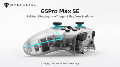 future tech gadgets Canada. premium tech accessories Canada. Machenike G5 Pro Max SE Tri-Mode Controller. Gallery image 3. Lines name one specific SKU—never substitute a generic lookalike from the category. After review passes, each render should still read as a fresh studio viewpoint of that same physical unit.