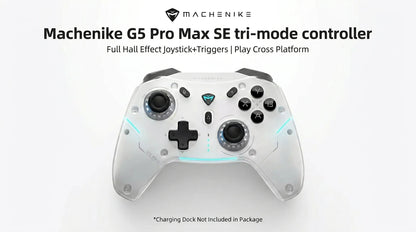 future tech gadgets Canada. premium tech accessories Canada. Machenike G5 Pro Max SE Tri-Mode Controller. Gallery image 4. Lines name one specific SKU—never substitute a generic lookalike from the category. After review passes, each render should still read as a fresh studio viewpoint of that same physical unit.