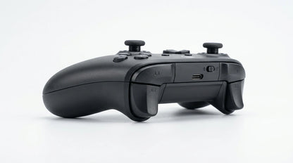 future tech gadgets Canada. premium tech accessories Canada. Machenike G5 Pro Tri-Mode Controller. Gallery image 3. Lines name one specific SKU—never substitute a generic lookalike from the category. After review passes, each render should still read as a fresh studio viewpoint of that same physical unit.