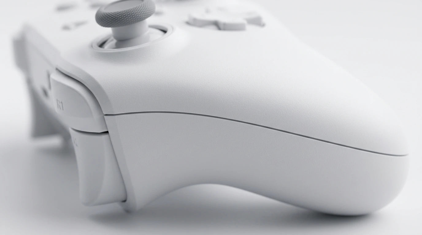 future tech gadgets Canada. premium tech accessories Canada. Machenike G5 Pro Tri-Mode Controller. Gallery image 5. Lines name one specific SKU—never substitute a generic lookalike from the category. After review passes, each render should still read as a fresh studio viewpoint of that same physical unit.