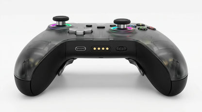 future tech gadgets Canada. premium tech accessories Canada. Machenike G5 Pro Tri-Mode Controller. Gallery image 6. Lines name one specific SKU—never substitute a generic lookalike from the category. After review passes, each render should still read as a fresh studio viewpoint of that same physical unit.