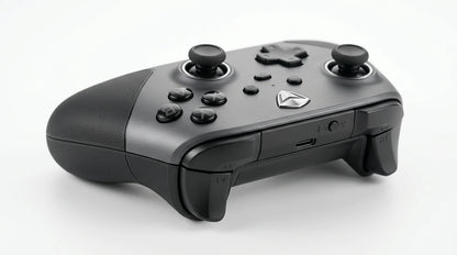 future tech gadgets Canada. premium tech accessories Canada. Machenike G6 Pro Tri-Mode Controller. Gallery image 5. Lines name one specific SKU—never substitute a generic lookalike from the category. After review passes, each render should still read as a fresh studio viewpoint of that same physical unit.