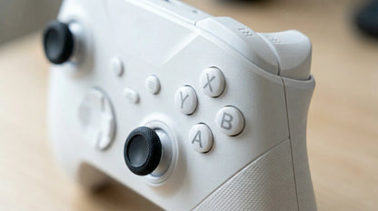 future tech gadgets Canada. premium tech accessories Canada. Machenike G6 Pro Tri-Mode Controller. Gallery image 9. Lines name one specific SKU—never substitute a generic lookalike from the category. After review passes, each render should still read as a fresh studio viewpoint of that same physical unit.