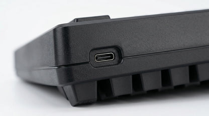 future tech gadgets Canada. premium tech accessories Canada. Machenike K500-B61 Wired RGB Mechanical Keyboard. Gallery image 9. Lines name one specific SKU—never substitute a generic lookalike from the category. After review passes, each render should still read as a fresh studio viewpoint of that same physical unit.