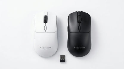 future tech gadgets Canada. premium tech accessories Canada. Machenike L7 Air Tri-Mode Mouse. Gallery image 3. Lines name one specific SKU—never substitute a generic lookalike from the category. After review passes, each render should still read as a fresh studio viewpoint of that same physical unit.