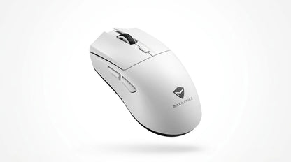 future tech gadgets Canada. premium tech accessories Canada. Machenike L7 Air Tri-Mode Mouse. Gallery image 7. Lines name one specific SKU—never substitute a generic lookalike from the category. After review passes, each render should still read as a fresh studio viewpoint of that same physical unit.