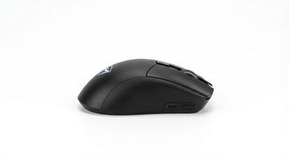 next gen electronics shop. wireless audio Canada. Machenike L8 Max Tri-Mode Mouse. Gallery image 3. Lines name one specific SKU—never substitute a generic lookalike from the category. After review passes, each render should still read as a fresh studio viewpoint of that same physical unit.