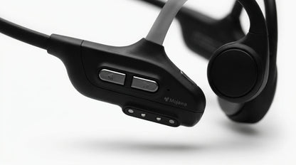 future tech gadgets Canada. smart tech store Canada. Mojawa RUN PLUS Bone Conduction Headphones. Gallery image 9. Lines name one specific SKU—never substitute a generic lookalike from the category. After review passes, each render should still read as a fresh studio viewpoint of that same physical unit.