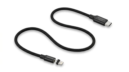 next gen electronics shop. buy electronics online Canada. Momax Mag.Link Usb-C To Lightning Magnetic Cable 2M. Gallery image 6. Lines name one specific SKU—never substitute a generic lookalike from the category. After review passes, each render should still read as a fresh studio viewpoint of that same physical unit.