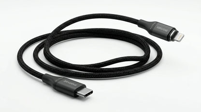 next gen electronics shop. buy electronics online Canada. Momax Mag.Link Usb-C To Lightning Magnetic Cable 2M. Gallery image 8. Lines name one specific SKU—never substitute a generic lookalike from the category. After review passes, each render should still read as a fresh studio viewpoint of that same physical unit.