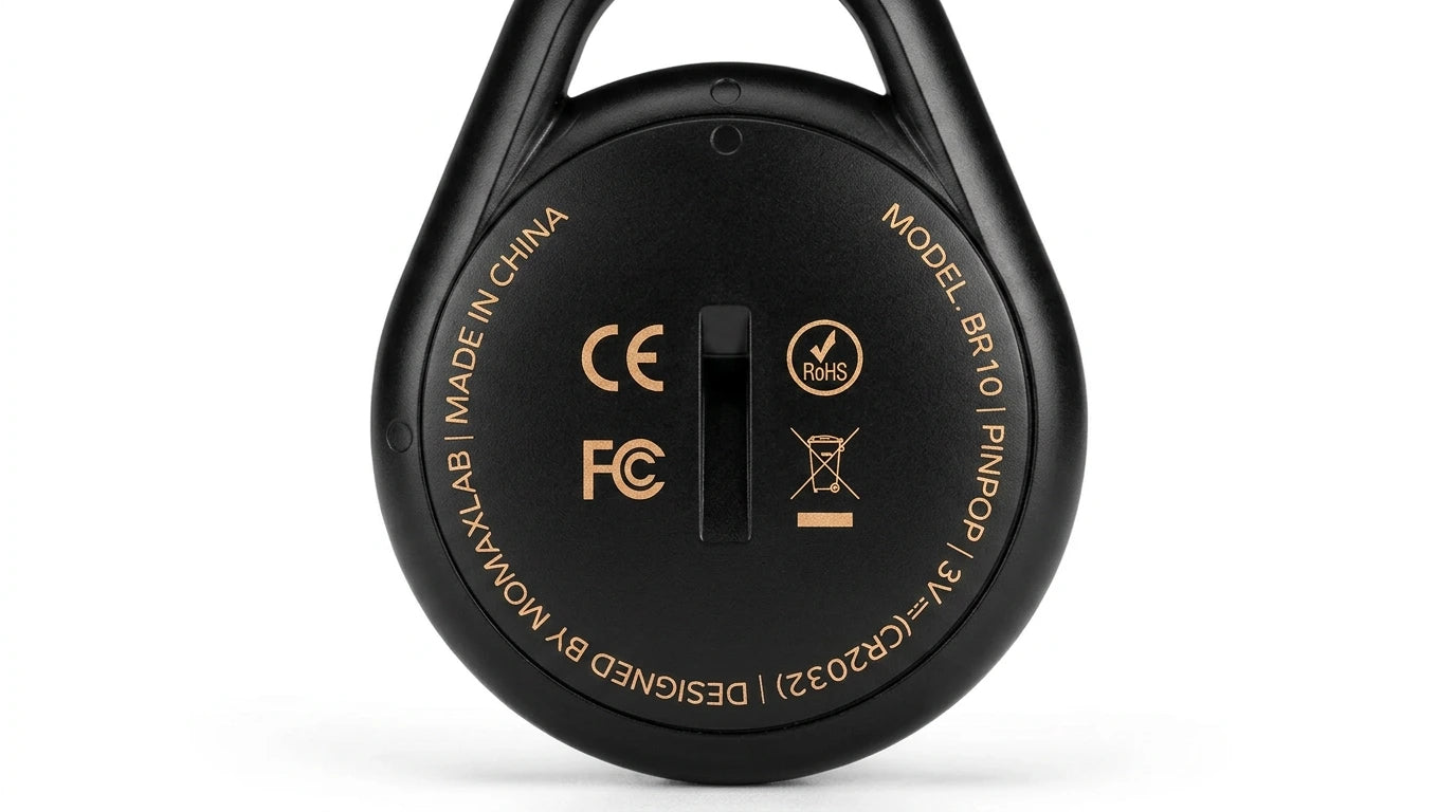 future tech gadgets Canada. smart tech store Canada. Momax Pinpop Lite Find My Tracker. Gallery image 9. Lines name one specific SKU—never substitute a generic lookalike from the category. After review passes, each render should still read as a fresh studio viewpoint of that same physical unit.