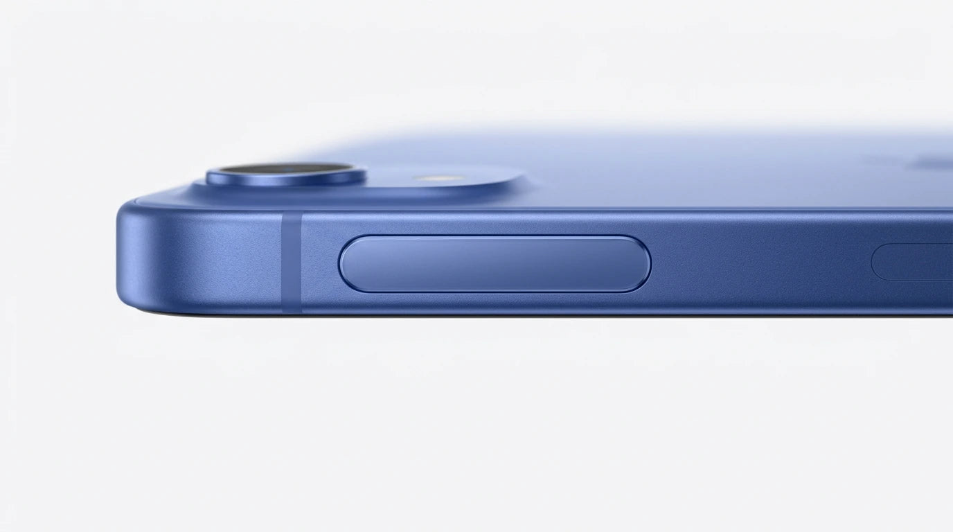 cutting edge electronics online Canada. smart tech store Canada. New Apple iPhone 16. Gallery image 9. Lines name one specific SKU—never substitute a generic lookalike from the category. After review passes, each render should still read as a fresh studio viewpoint of that same physical unit.