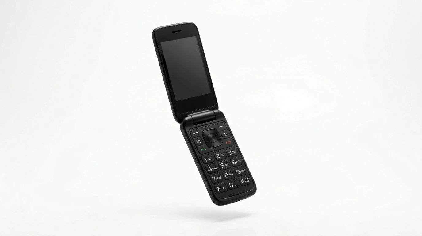 cutting edge electronics online Canada. smart tech store Canada. New TCL Flip 2 Flip Phone. Gallery image 7. Lines name one specific SKU—never substitute a generic lookalike from the category. After review passes, each render should still read as a fresh studio viewpoint of that same physical unit.