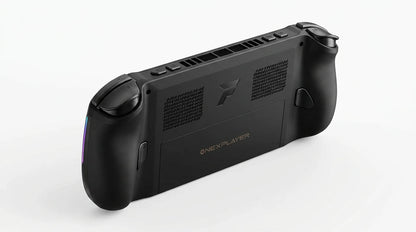 future tech gadgets Canada. smart tech store Canada. ONEXPLAYER OneXFly F1 Pro 2TB OLED 144Hz Ultimate Gaming Handheld Console. Gallery image 8. Lines name one specific SKU—never substitute a generic lookalike from the category. After review passes, each render should still read as a fresh studio viewpoint of that same physical unit.