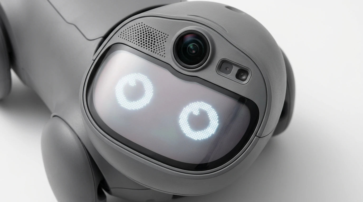 future tech gadgets Canada. smart tech store Canada. Ropet Your Next-Generation AI Robot Pet. Gallery image 9. Lines name one specific SKU—never substitute a generic lookalike from the category. After review passes, each render should still read as a fresh studio viewpoint of that same physical unit.