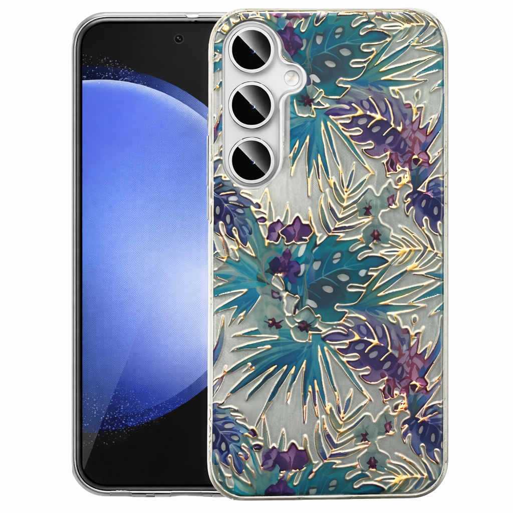 Clear Phone Case – Rainforest Slim Protective Cover with Wireless Charging Compatibility
