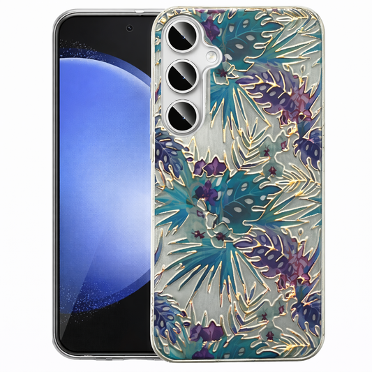 Clear Phone Case – Rainforest Slim Protective Cover with Wireless Charging Compatibility