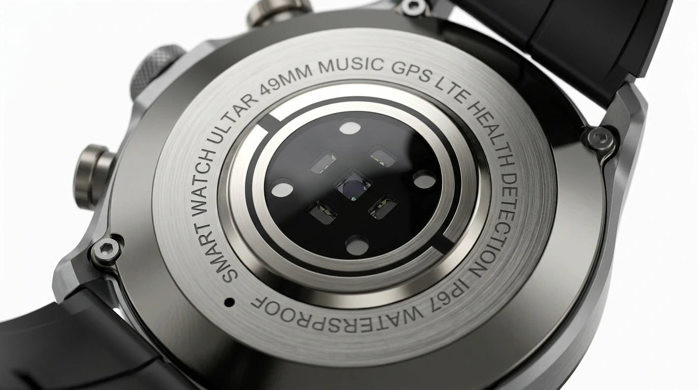 future tech gadgets Canada. smart tech store Canada. Techtron FWA24 4G Android Smart Watch. Gallery image 5. Lines name one specific SKU—never substitute a generic lookalike from the category. After review passes, each render should still read as a fresh studio viewpoint of that same physical unit.