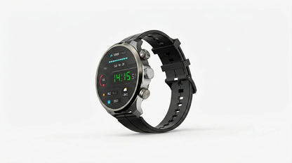 future tech gadgets Canada. smart tech store Canada. Techtron FWA24 4G Android Smart Watch. Gallery image 10. Lines name one specific SKU—never substitute a generic lookalike from the category. After review passes, each render should still read as a fresh studio viewpoint of that same physical unit.