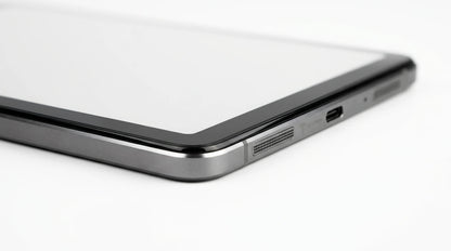 future tech gadgets Canada. smart tech store Canada. Techtron G7 Tab Pro 256GB LTE Tablet. Gallery image 9. Lines name one specific SKU—never substitute a generic lookalike from the category. After review passes, each render should still read as a fresh studio viewpoint of that same physical unit.