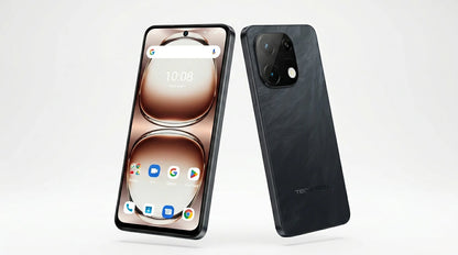 future tech gadgets Canada. smart tech store Canada. Techtron Note 100A 256GB Smart Phone. Gallery image 7. Lines name one specific SKU—never substitute a generic lookalike from the category. After review passes, each render should still read as a fresh studio viewpoint of that same physical unit.