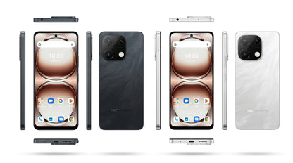 future tech gadgets Canada. smart tech store Canada. Techtron Note 100A 256GB Smart Phone. Gallery image 10. Lines name one specific SKU—never substitute a generic lookalike from the category. After review passes, each render should still read as a fresh studio viewpoint of that same physical unit.