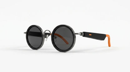 future tech gadgets Canada. smart tech store Canada. Techtron Oracle Smart Sunglasses. Gallery image 10. Lines name one specific SKU—never substitute a generic lookalike from the category. After review passes, each render should still read as a fresh studio viewpoint of that same physical unit.