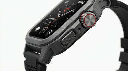 smart tech store Canada. premium tech accessories Canada. Techtron SWH21 (S53 / WATCH) Smart Watch. Gallery image 9. Lines name one specific SKU—never substitute a generic lookalike from the category. After review passes, each render should still read as a fresh studio viewpoint of that same physical unit.