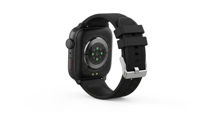 smart tech store Canada. premium tech accessories Canada. Techtron SWH39 (IDS02 Plus) Smart Watch. Gallery image 8. Opposite 3/4 view from the main reference for variety. Seamless white studio backdrop with soft, even lighting and a gentle contact shadow. The unit shown matches Techtron SWH39 (IDS02 Plus) Smart Watch. Catalog studio frame 8 in the image series for this SKU.