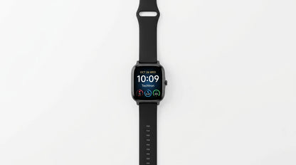 smart tech store Canada. premium tech accessories Canada. Techtron SWH46 (J126) Smart Watch. Gallery image 4. Lines name one specific SKU—never substitute a generic lookalike from the category. After review passes, each render should still read as a fresh studio viewpoint of that same physical unit.
