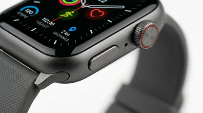 smart tech store Canada. premium tech accessories Canada. Techtron SWH46 (J126) Smart Watch. Gallery image 9. Lines name one specific SKU—never substitute a generic lookalike from the category. After review passes, each render should still read as a fresh studio viewpoint of that same physical unit.