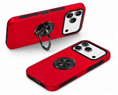 Invisible Ring Stand Case, Military Grade iPhone 17 Pro Max Case, Premium Protective Phone Cover