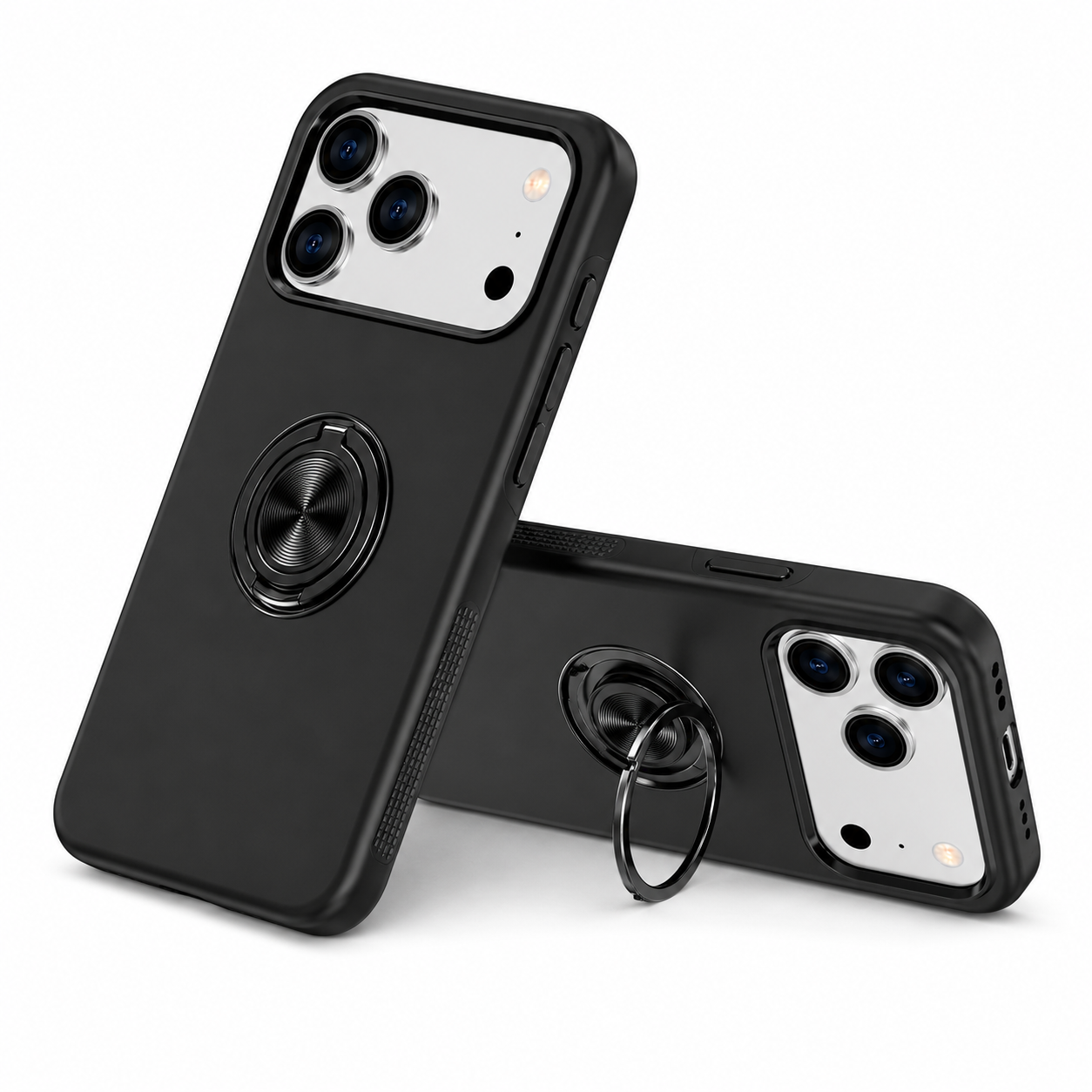 Slim Protective iPhone 17 Pro Max Case, Durable Mobile Cover, Luxury Magnetic Ring Phone Case

