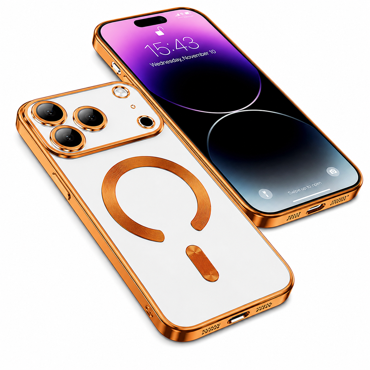 Apple iPhone 18 Pro Max Orange MagSafe Phone Cover Protective Mobile Case