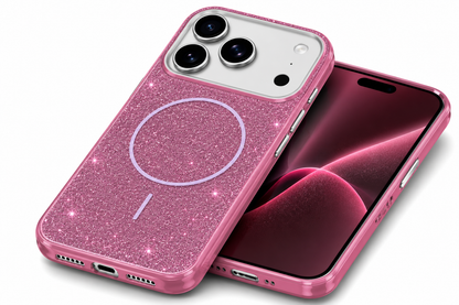 Luxury Purple Phone Case, Wireless Charging Compatible Cover, Protective Smartphone Case